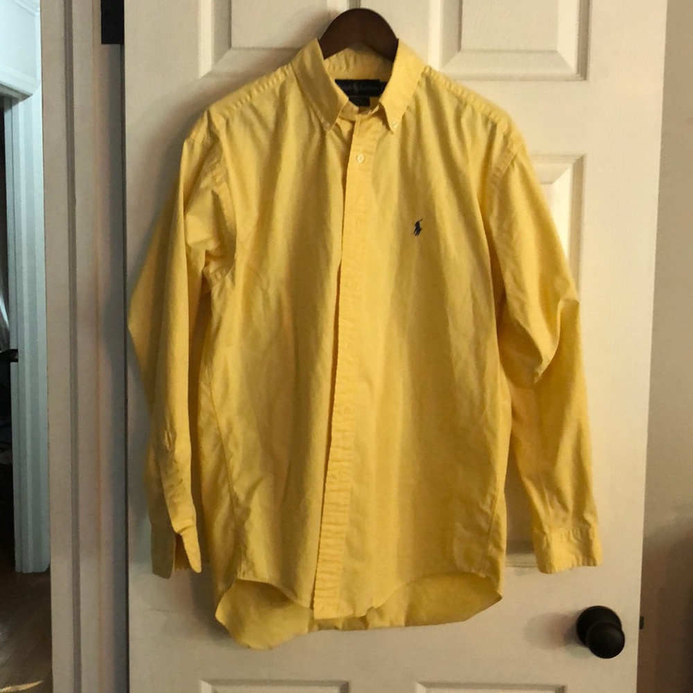 Ralph Lauren yellow button up